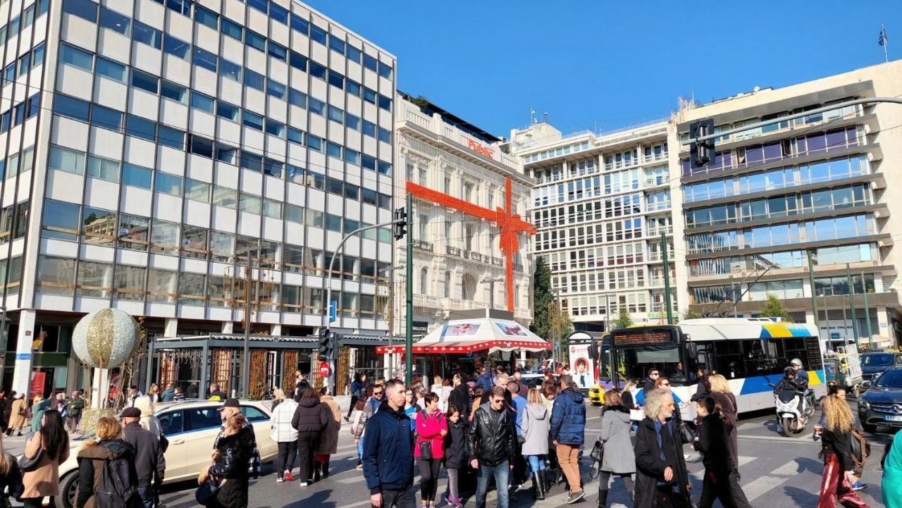 Grand Apartment In Parliament Square Athens Ngoại thất bức ảnh